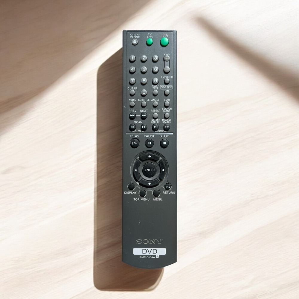 SONY REMOTE CONTROL RMT-D154A FOR DVD PLAYER DVP-NC625 DVP-NC665P